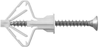 Дюбель бабочка для гипсокартона Tech-Krep TNF-W с шурупом 100 шт, цена за 1шт фото Дюбель бабочка для гипсокартона Tech-Krep TNF-W с шурупом 100 шт, цена за 1шт картинка